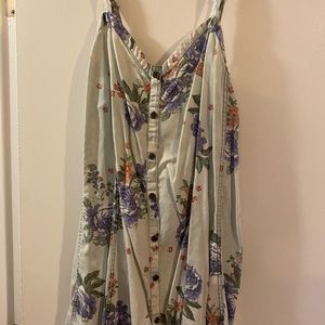 Torrid Floral Button Top